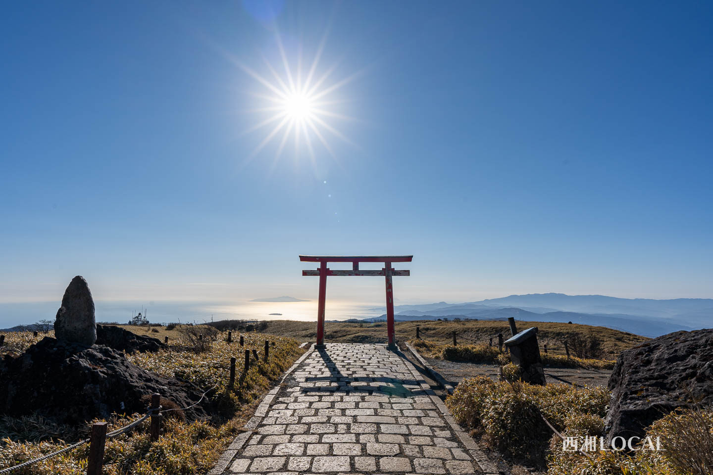 箱根元宮の鳥居（箱根町）